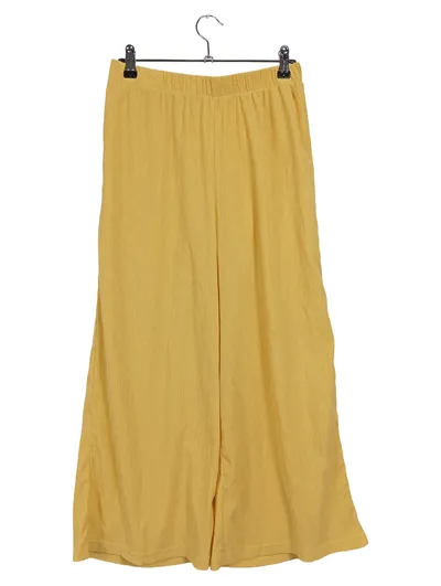 Lefties Damen Stoffhose S Gelb Casual Hose