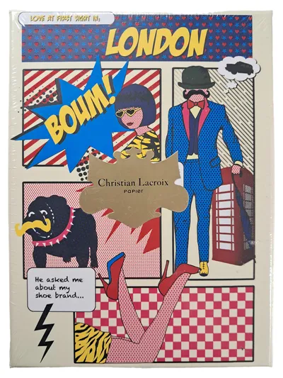Christian Lacroix Notizbuch Journal London Comic Pop Art Mehrfarbig Retro