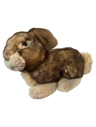 heunec Hase Stofftier Kuscheltier Braun Naturbezogen 30cm Plüschtier
