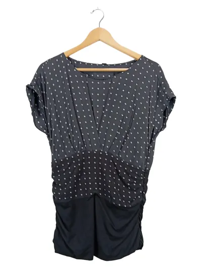 Marc Cain Damen T-Shirt mit Punkten Grau Gr. 38/M Feminin