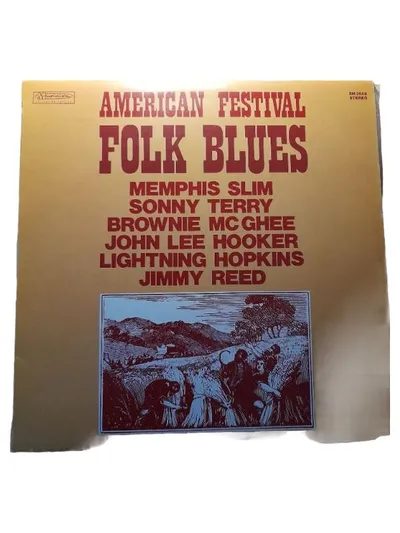 Blues Festival LP Vinyl Memphis Slim John Lee Hooker Sonny Terry Brownie McGhee