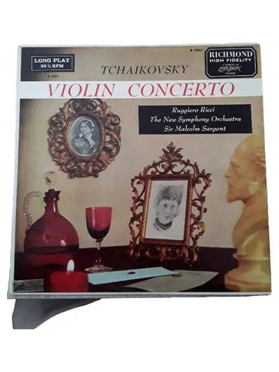 Tchaikovsky Violin Concerto Ricci New Symphony Orchestra Vinyl LP Richmond