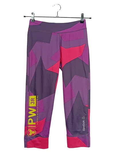 Reebok PW3R Leggings Damen Sport Fitness Grafik Print Logo S Mehrfarbig