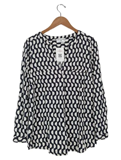 Rick Cardona Damen Bluse Gr. 42 Mehrfarbig Modern Grafisches Muster