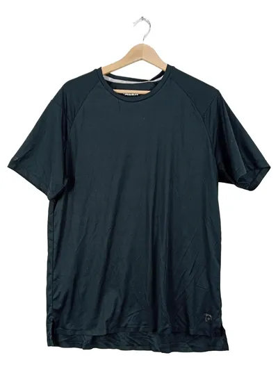 Alex Training Sport Shirt Herren Gr. L Schwarz Funktionsshirt Kurzarm