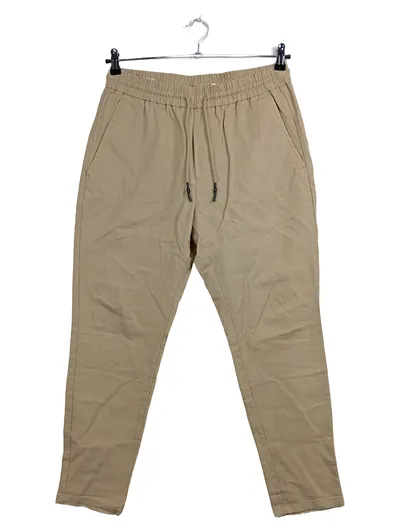 ONLY & SONS Herren Stoffhose Leinen Freizeithose Beige Gr. M W31