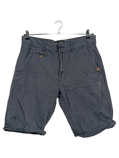 Indicode Jeans Shorts Herren Grau Gr. M Casual Kurze Hose