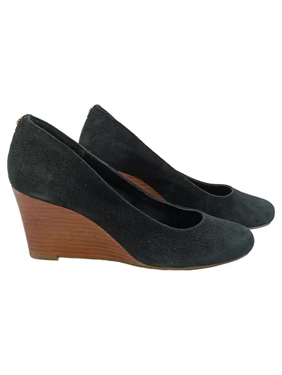 Dune London Wedges Damen Schuhe Pumps Elegant Schwarz Gr. 38