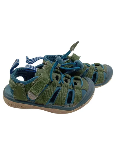 Finkid Outdoorsandalen Kinder Gr. 24 Grün Blau Trekking Sandalen