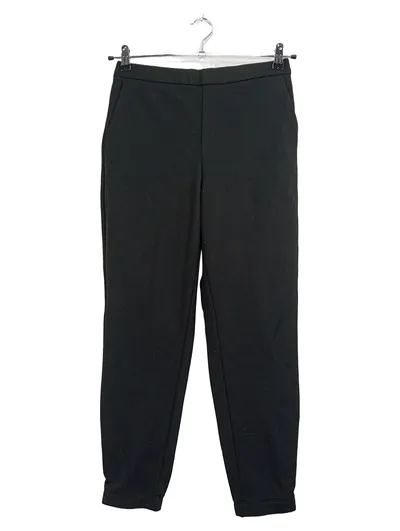 Uniqlo Damen Stoffhose Basic Viskose Schwarz Gr. M/36 L28