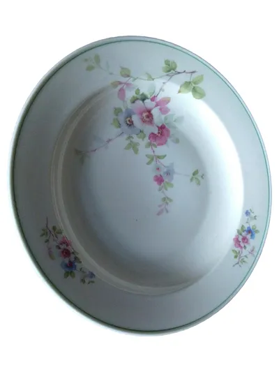 C.T. Altwasser Vintage Essteller Porzellan Blumenmuster Mehrfarbig 23cm