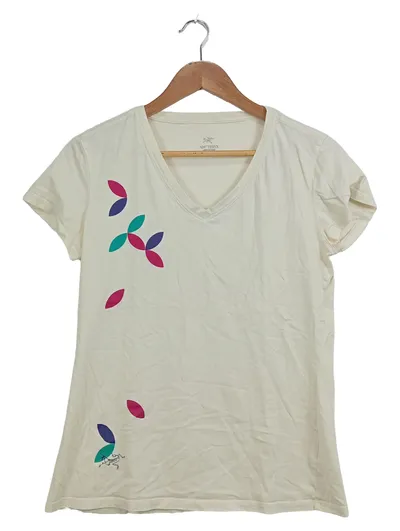 Arc'teryx Damen T-Shirt Gr. 38/M Beige Outdoor