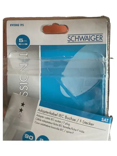 Schwaiger KVCKHQ 195 Sat Receiver Kabelgebunden Weiß