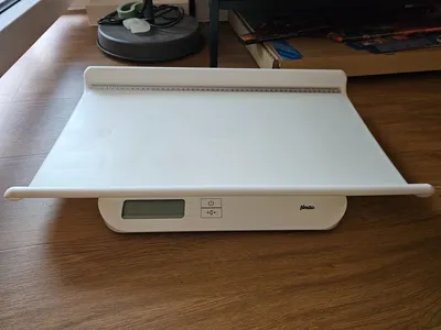 Alecto Personenwaage Digital Weiß Babywaage Messfunktion