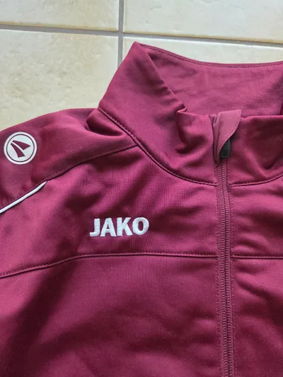 JAKO Herren Trainingsjacke Gr. 48/M Rot Sportlich Polyester