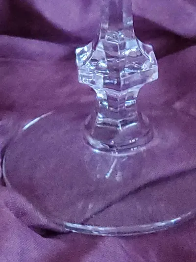 Durobor Weinglas Transparent Silberrand Elegant 250ml 13cm hoch