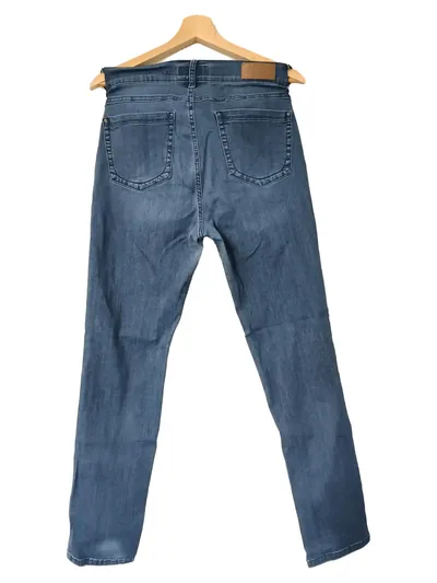 ANGELS Damen Jeans Skinny Fit Gr. 40 Blau Casual Reißverschluss-Details