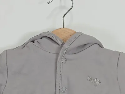 Feetje Baby Sweatjacke mit Kapuze Gr. 56 Grau Kinder Casual
