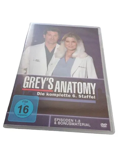 Grey's Anatomy Staffel 6 Episoden 1-8 DVD Patrick Dempsey Ellen Pompeo