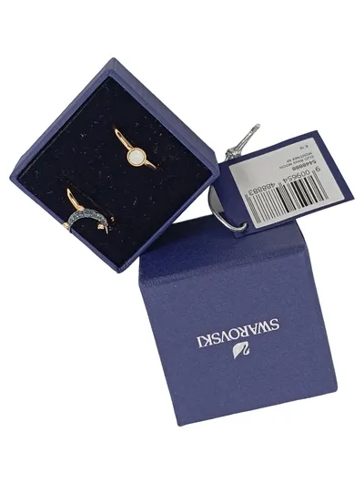 Swarovski Duo Ring Moon Montmix 50 Damen Schmuckset Größe 17 Modern Mehrfarbig