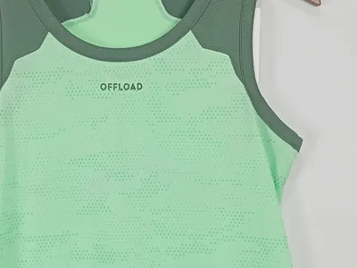 OFFLOAD Sportshirt Herren M Grün Sportlich Funktionsshirt