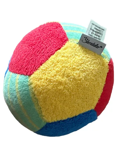 Sterntaler Baby Rassel Spielball Mehrfarbig Baumwolle Greifling