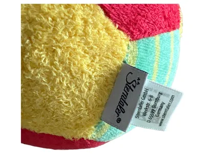 Sterntaler Baby Rassel Spielball Mehrfarbig Baumwolle Greifling