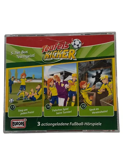 Teufelskicker 5. 3er-Box Teamgeist Folge 13-15 Hörspiel CD Kinder Fußball