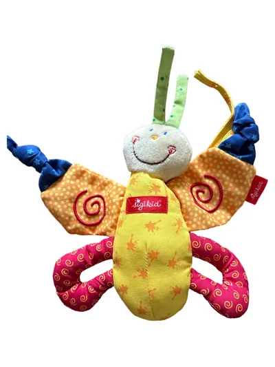 sigikid Greifling Schmetterling Stofftier Mehrfarbig Baby Spielzeug
