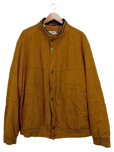 Pierre Cardin Herren Lederjacke Gr. 32 Braun Casual Jacke