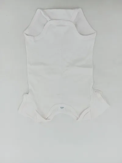 Sanetta Baby Body Kurzarm Gr. 62 Weiß Baumwolle