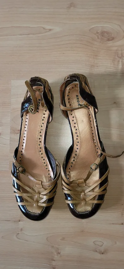 Bronx Damen Sandaletten Gr. 40 Mehrfarbig Feminin Sommerschuhe