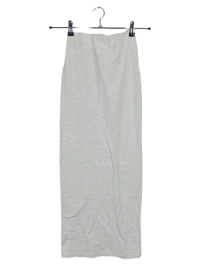 Kalia Damen Wickelrock Gr. 32 Grau Casual Maxirock