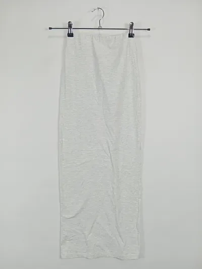 Kalia Damen Wickelrock Gr. 32 Grau Casual Maxirock