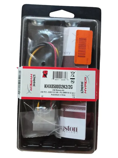 Kingston KHX8500D2K2/2G 2GB DDR2 PC2-8500 Arbeitsspeicher Kit