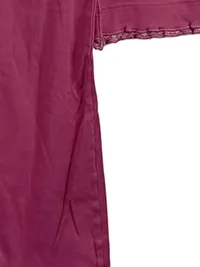 Calida Damen Nachthemd Pink Gr. 36/S Feminin Baumwolle Langarm 3