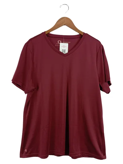 Endurance Damen Sport Shirt Gr. 46 Rot V-Ausschnitt Sportlich