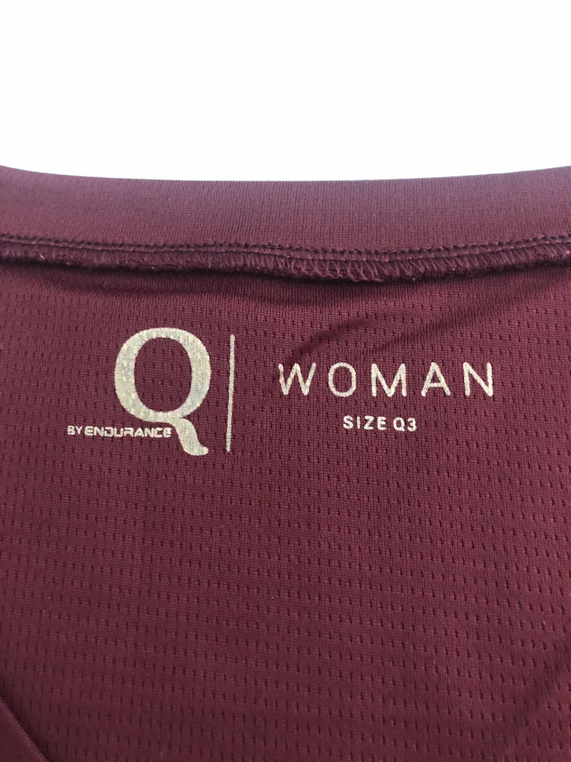 Endurance Damen Sport Shirt Gr. 46 Rot V-Ausschnitt Sportlich 3