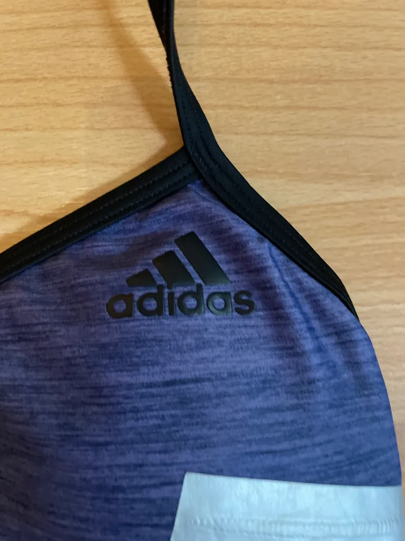 Adidas Bikini Damen Sport Badeanzug Gr. 36 Blau Meliert 3