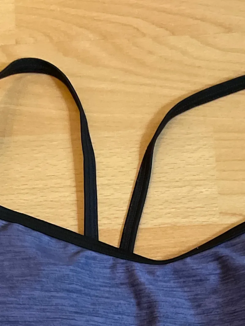 Adidas Bikini Damen Sport Badeanzug Gr. 36 Blau Meliert 5