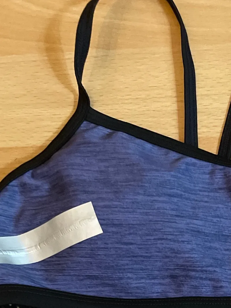 Adidas Bikini Damen Sport Badeanzug Gr. 36 Blau Meliert 6