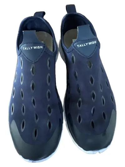TallyWish Badeschuhe Damen Gr. 36 Blau Wasserschuhe Slip-On Aquaschuhe