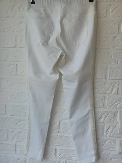 THOM by Thomas Rath Damen Stoffhose Gr. W30/38/M (UK 18) Weiß Casual
