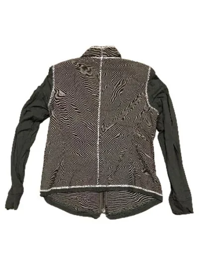 Beate Heymann Streetcouture Damen Leichte Jacke Gr. M Grau Gestreift