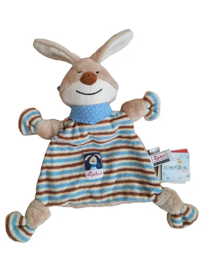 sigikid Schmusetuch Hase Mehrfarbig Kuscheltuch Baby Kinder