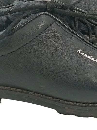 KANDAHAR Damen Schnürschuhe Gr. 39 Schwarz Praktisch Fellbesatz Winter
