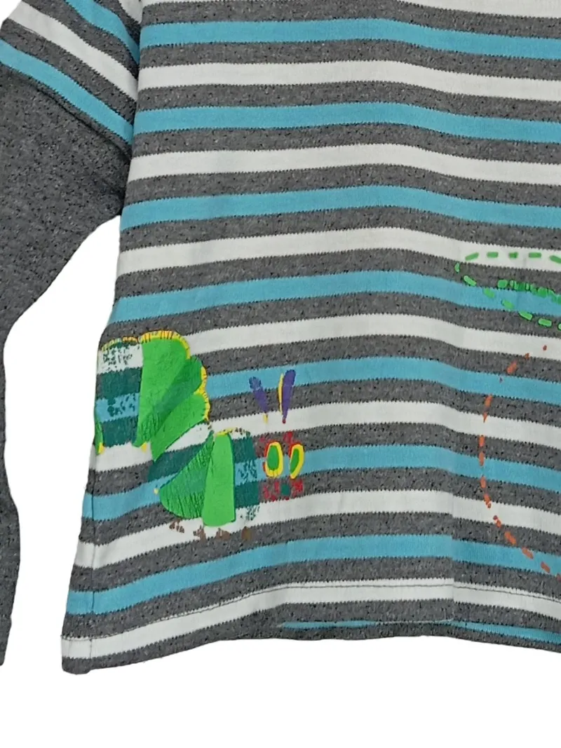 Eric Carle Kinder Langarmshirt Gr. 92 Mehrfarbig Gestreift Casual Zeichentrick 2