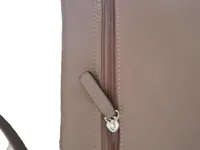 L.CREDI Damen Umhängetasche Lila Lederoptik Casual 7