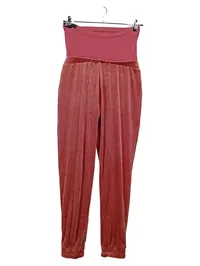 iMOM Umstandshose Damen M Samt Rosa Schwangerschaftshose Jogger 1