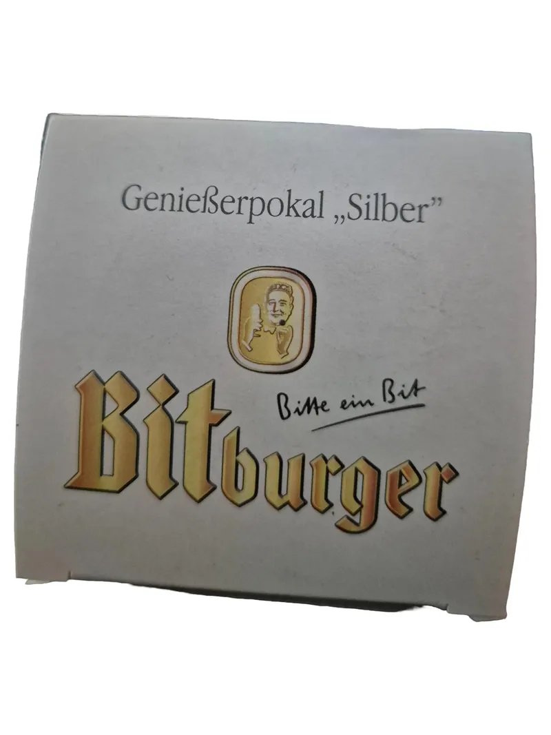 Bitburger Bierglas Genießerpokal Loriot Transparent Klassisch 400ml 2